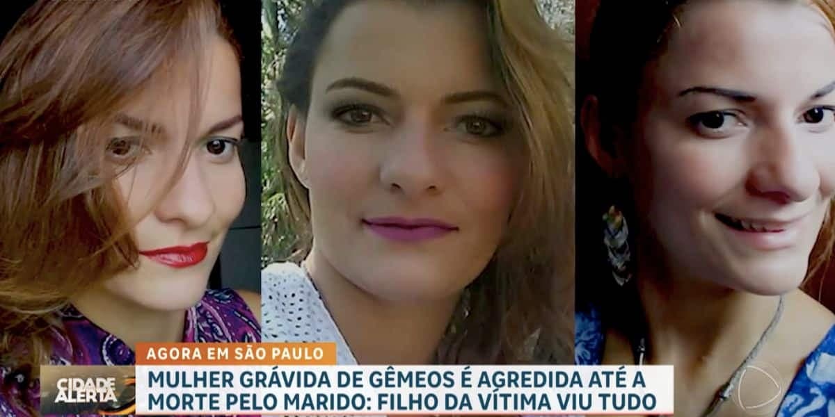 Miriã de 35 anos, estava grávida de gêmeos (Reprodução/Record)