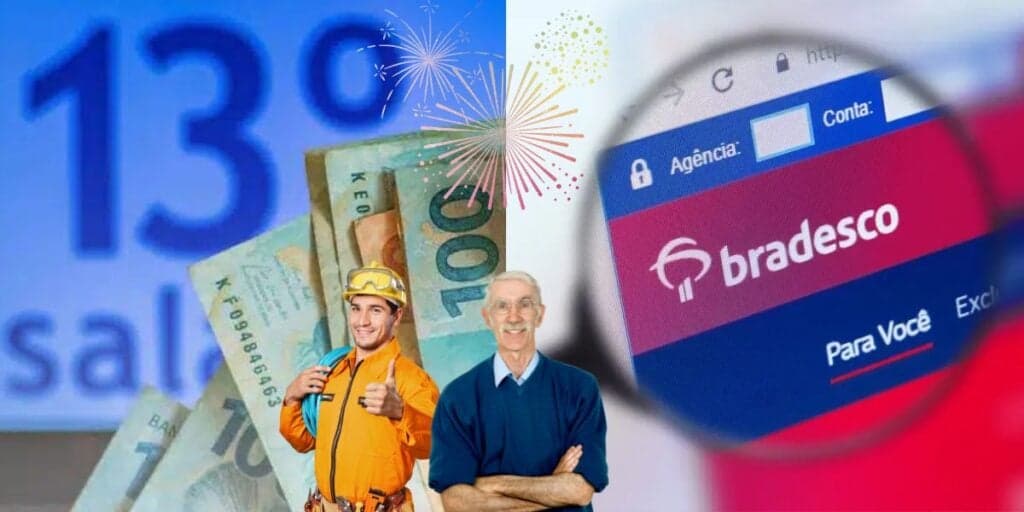 CLTs e até idosos soltam fogos de alegria: Bradesco libera antecipação do 13° salário logo no início do ano