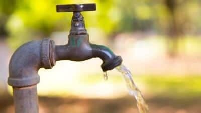 Agua na torneira - Foto Internet