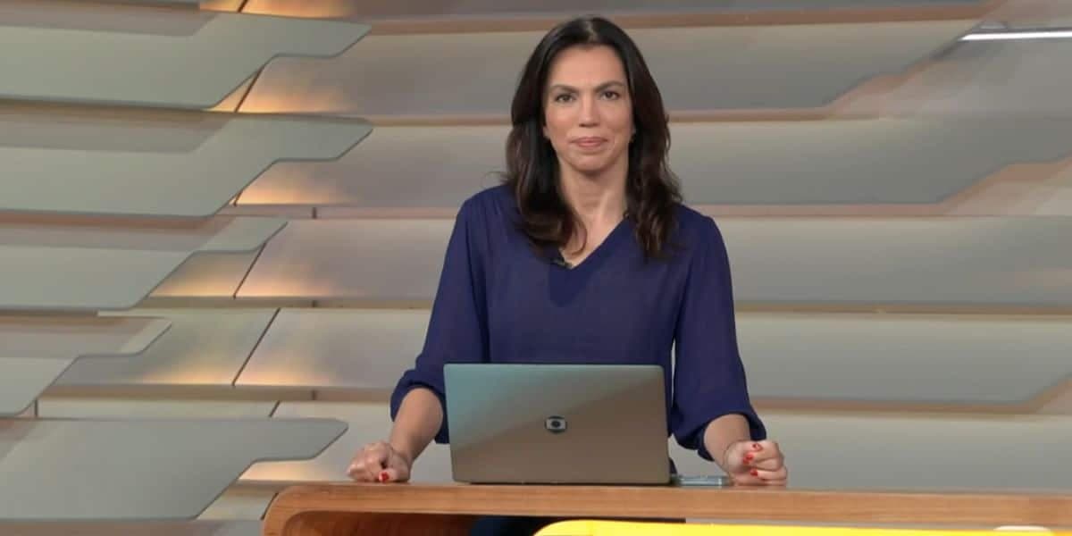 Ana Paula Araújo no Bom Dia Brasil (Foto: Reprodução / Globo)