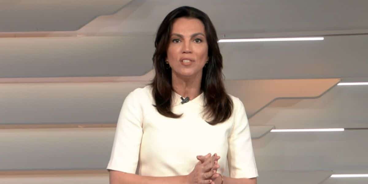 Ana Paula Araújo no Bom Dia Brasil (Foto: Reprodução / Globo)