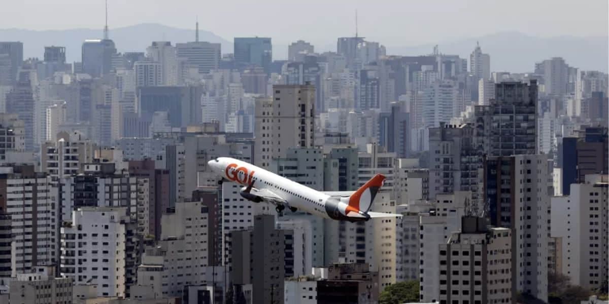 Avião da Gol Linhas Aéreas (Foto: Reprodução - CNN Brasil) 