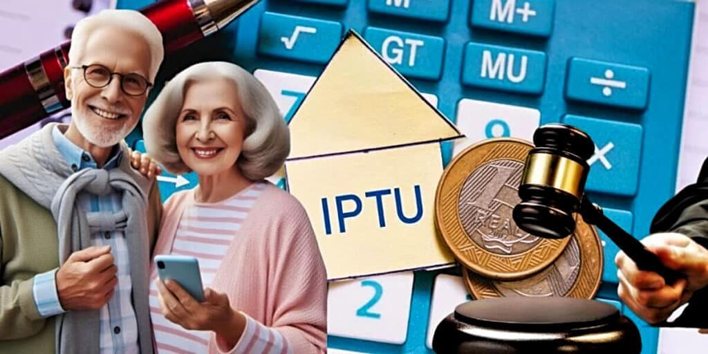 Idosos 65+ podem conseguir isenção no IPTU (Foto Reprodução/Montagem/Lennita/Tv Foco)