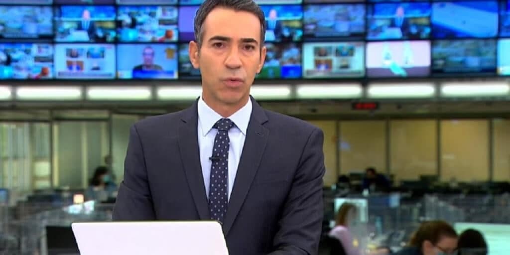César Tralli entra na Globo às pressas, abre o JH com pior notícia da semana e deixa país em luto