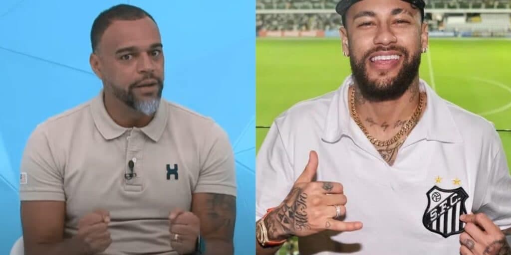 "Tenho certeza": Denílson paralisa Jogo Aberto às pressas com retorno TRIUNFAL de Neymar ao Santos