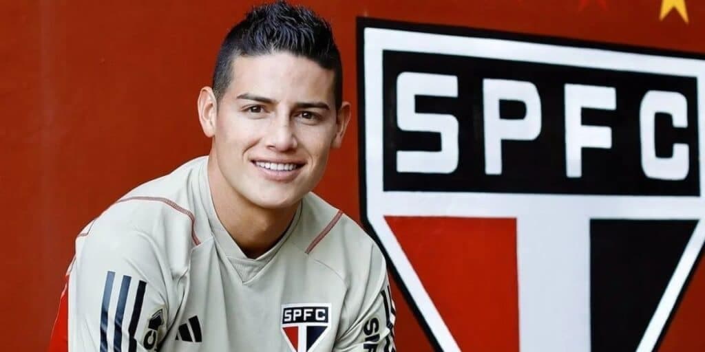 R$10 milhões: Casares não aceita decisão e permanência de James Rodriguez é confirmada no CT da Barra Funda - Foto | Reprodução: Internet
