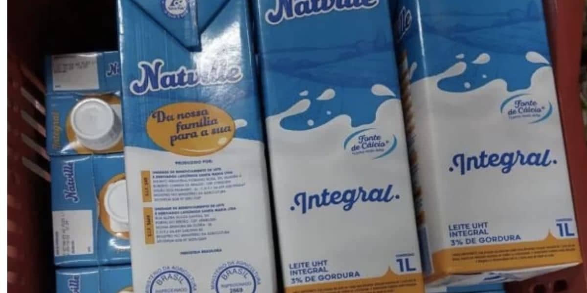 Leite uht integral Natville (Foto: Reprodução / Internet)