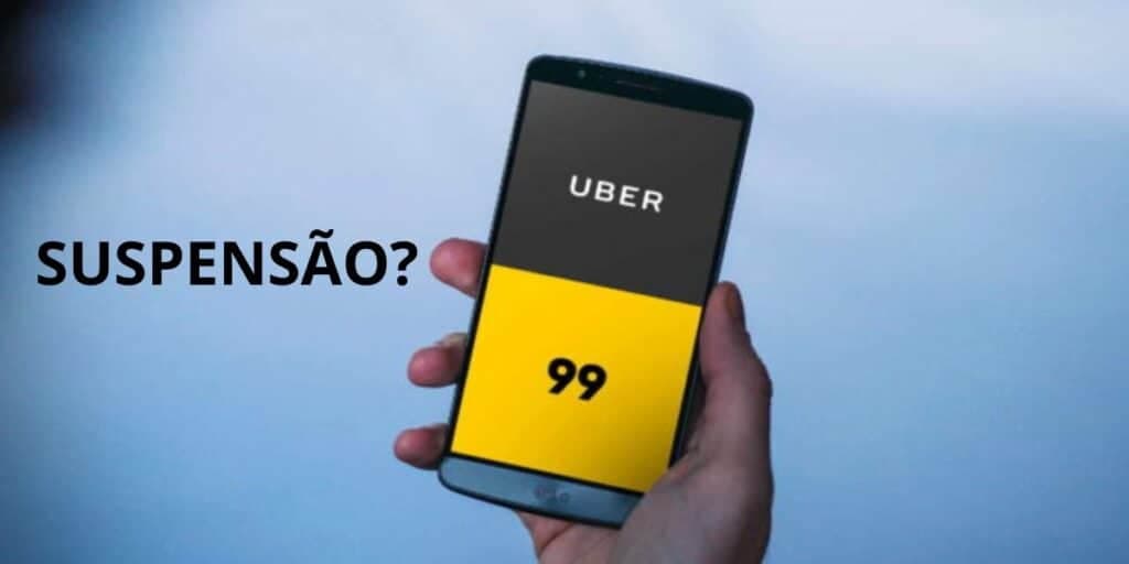 Suspensão na Uber e na 99: Bloqueio em massa nos aplicativos é comunicado com 3 alertas oficiais no Brasil