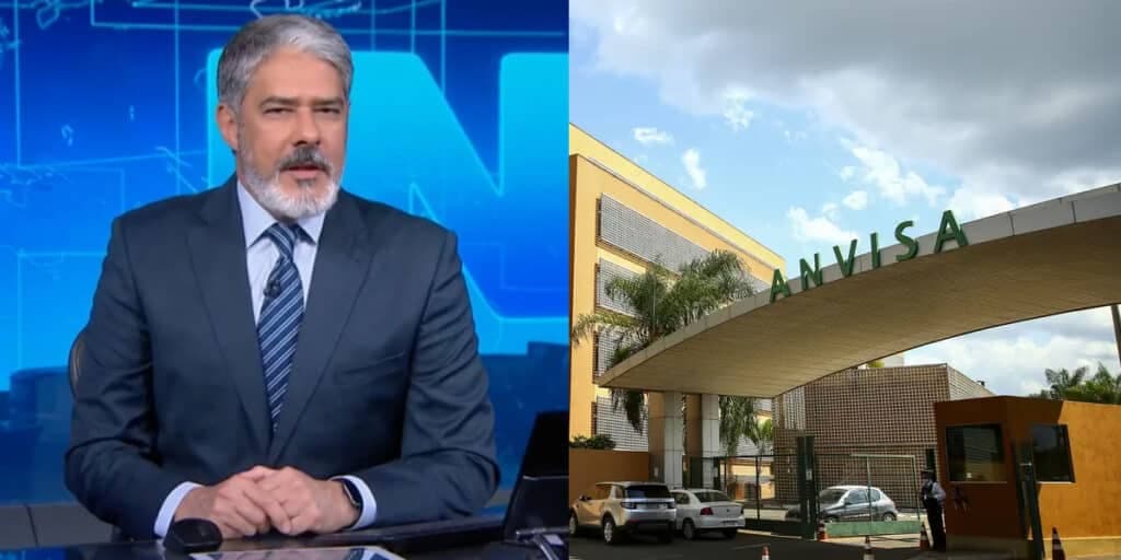 Comunicado URGENTE, proibição e +1: 3 anúncios da Anvisa cravados por Bonner na bancada do Jornal Nacional