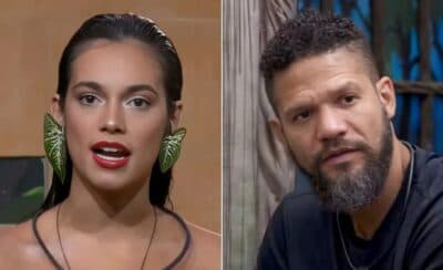 Alane Dias e Juninho tiveram embate no BBB24 (Foto: Reprodução / Globo)