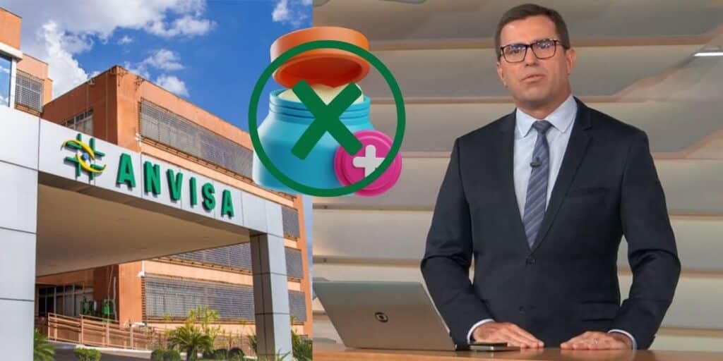 "Desespero": A proibição da ANVISA contra produto amado anunciada por Bocardi ao paralisar jornal na Globo