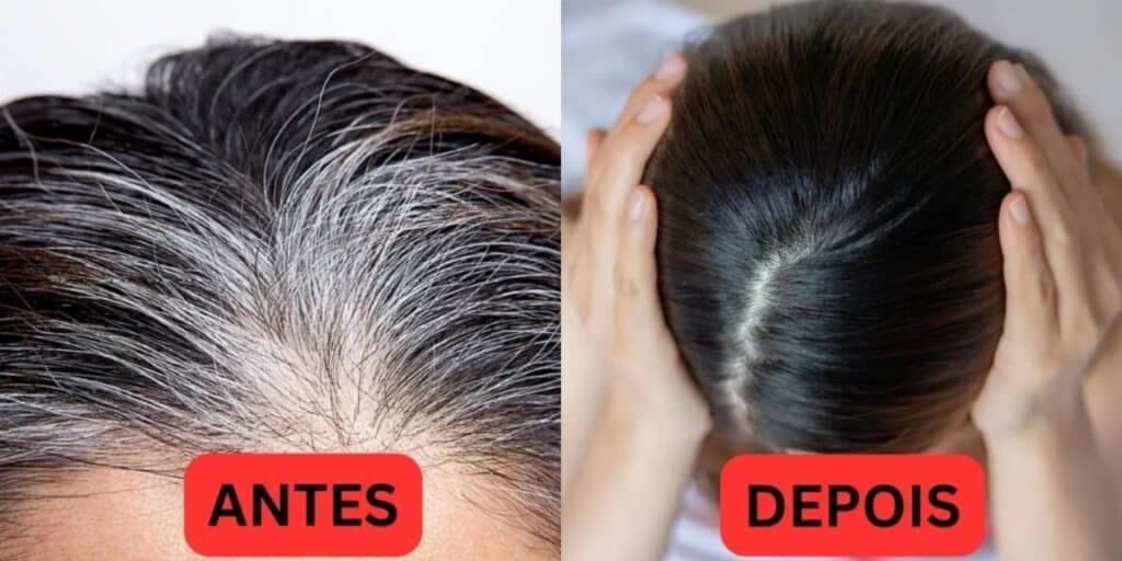 Fim dos cabelos brancos e sem gastar com salão: Receitinha caseira e milagrosa pra rejuvenescer 20 anos