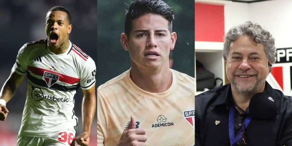 Caio P., James e +1 na degola: Casares arma barca do adeus no São Paulo e crava saída de 3 joias triunfais