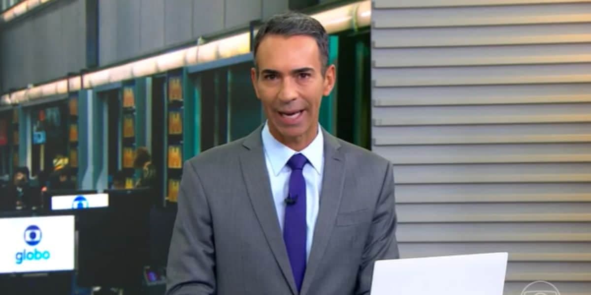 César Tralli comanda todas as manhãs o Jornal Hoje (Reprodução: Globo)