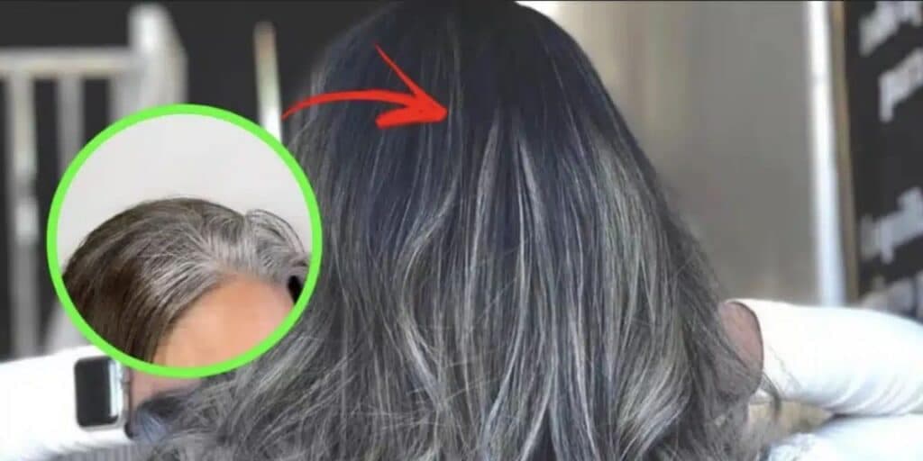 Mistura caseira, simples e com 3 ingredientes para escurar NATURALMENTE cabelos grisalhos em poucos minutos