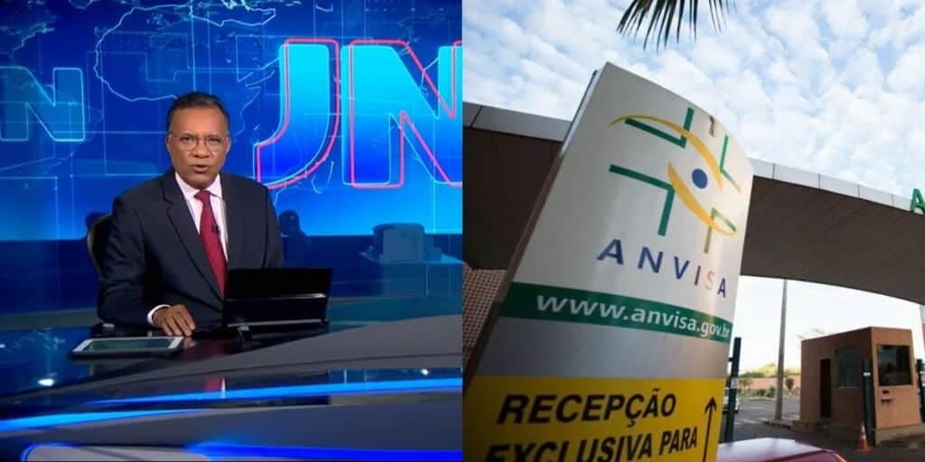 “É proibido”: Substituto de Bonner paralisa JN às pressas com anúncio URGENTE da Anvisa de produto popular