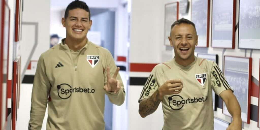 Irredutível, vai ficar no SP:  Reviravolta de James Rodriguez é exposta por Rafinha e Casares bate o martelo