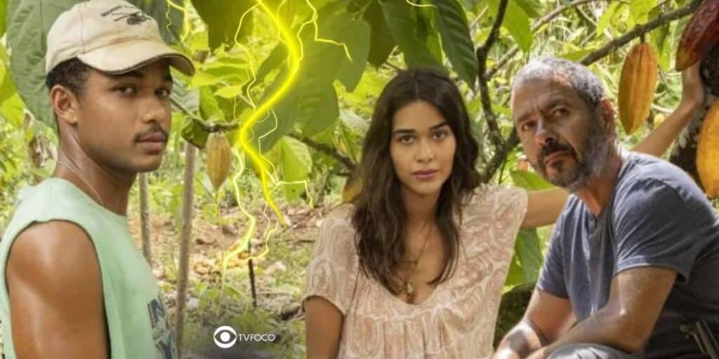 Beirando o incesto: João Pedro flagra sexo de Inocêncio e Mariana em meio à matagal e larga tudo em Renascer