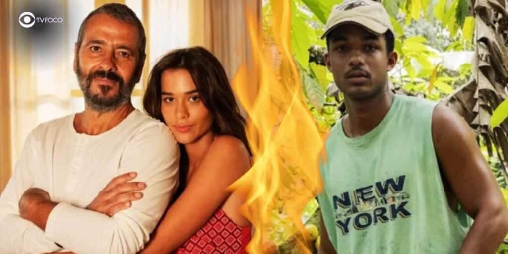 Rasteira em Renascer: José Inocêncio fura o olho de João Pedro e destrói família em sexo com Mariana