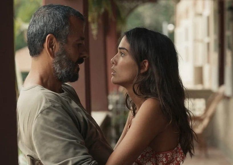 José Inocêncio (Marcos Palmeira) e Mariana (Theresa Fonseca) em Renascer (Foto: Reprodução / Globo)