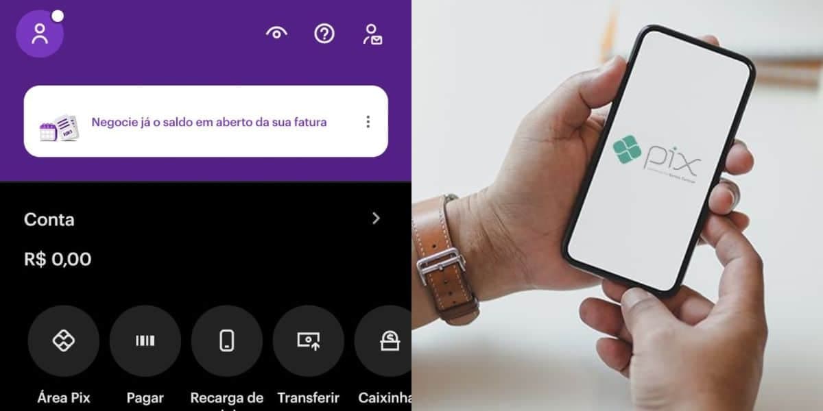 PIX mesmo sem ter saldo na conta (Reprodução: Montagem TV Foco)