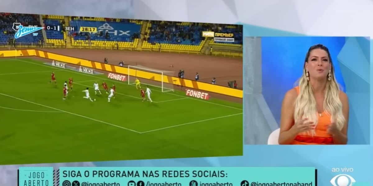 Renata Fan comenta sobre o interesse do Corinthians no Claudinho (Reprodução: Band)