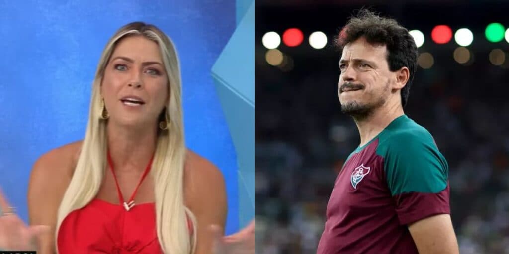"Estava perdidinho": Renata Fan paralisa Jogo Aberto às pressas com situação delicada de Diniz no Fluminense