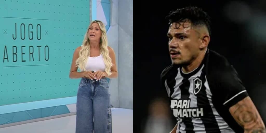 "Não passa": Renata Fan paralisa Jogo Aberto às pressas com situação delicada de Tiquinho no Botafogo