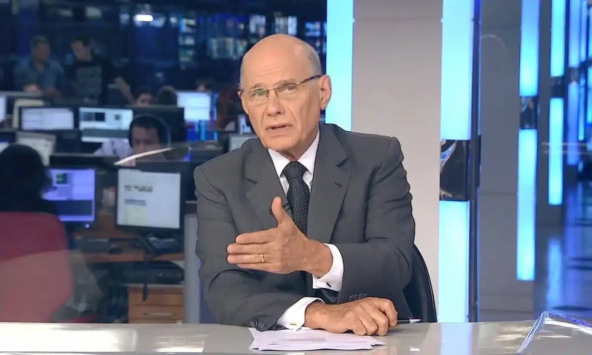William Bonnner surgiu no Brasil Urgente falando da morte de Ricardo Boechat (Foto: Reprodução/ Internet)
