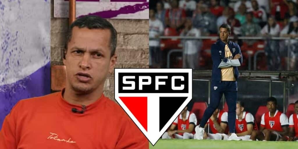 "Infelizmente": Souza paralisa Donos da Bola às pressas e crava situação delicada de Carpini no São Paulo