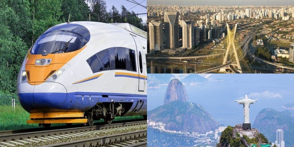 R$ 50 bilhões e 4 novas estações: Trem ligando São Paulo ao Rio de Janeiro vai deixar até o metrô no chinelo