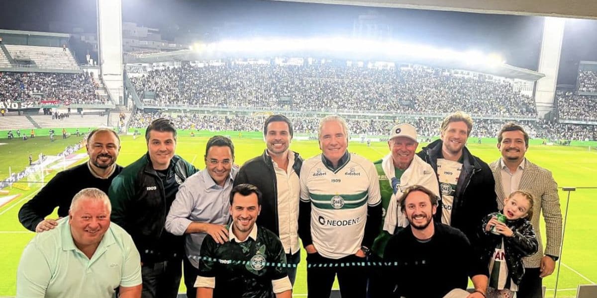 Justus no jogo do Coritiba (Reprodução/Internet)