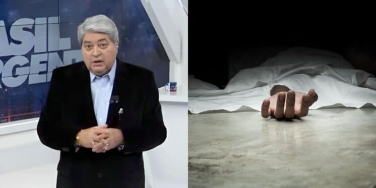 "Sem explicação": Datena para Brasil Urgente às pressas com morte e corpo encontrado dentro da própria casa