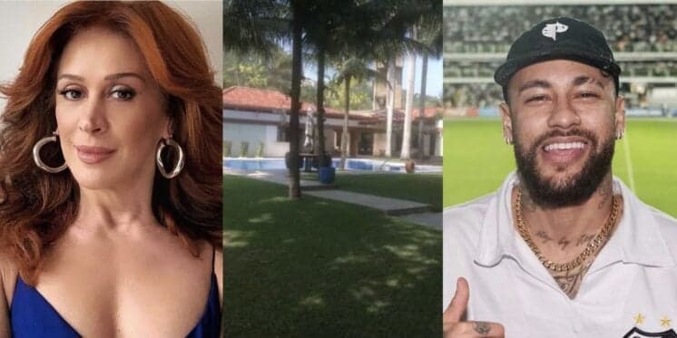 Várias palmeiras, piscina e maior que shopping: A mansão absurda de Claudia Raia e a venda a Neymar por R$13mi