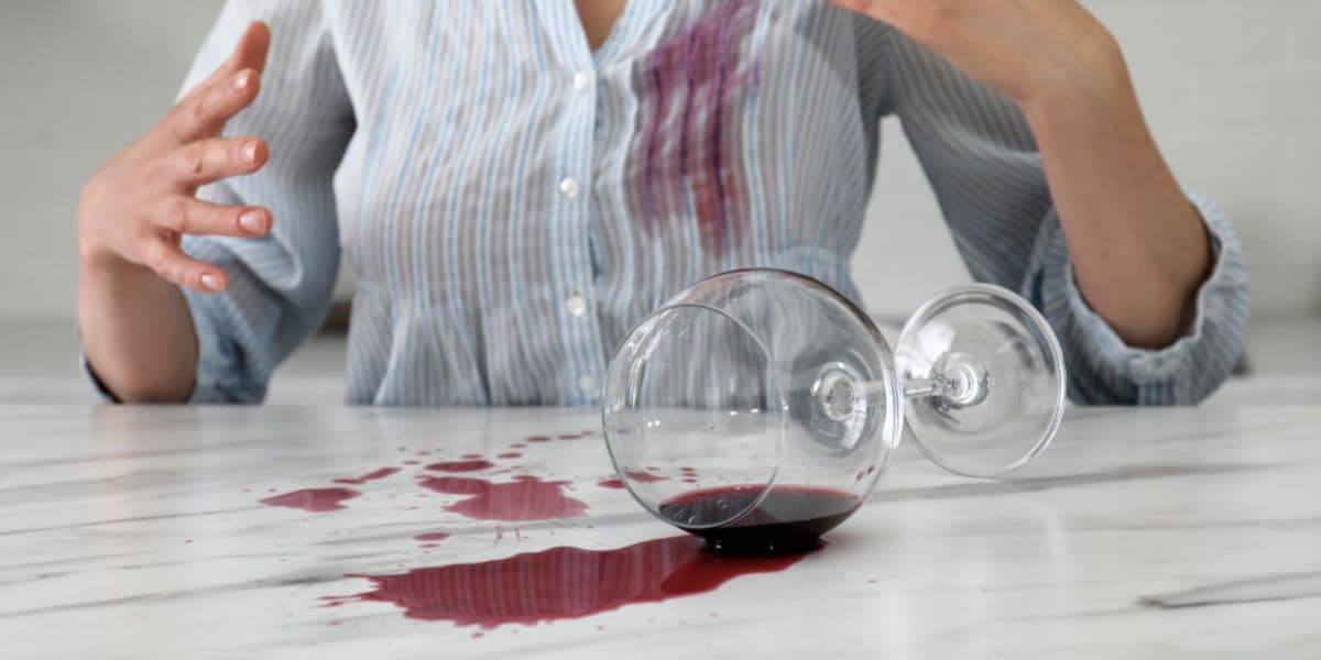 Mancha de vinho (Reprodução/Internet)