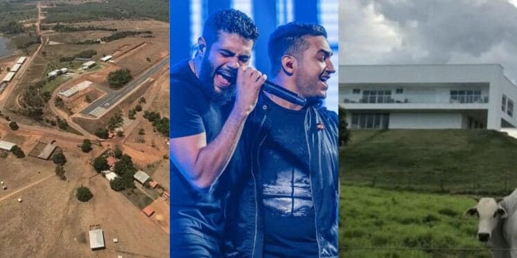 Aeroporto, cabeças de gado e maior que shopping: Fazenda "Terra Prometida" de Henrique e Juliano é absurda