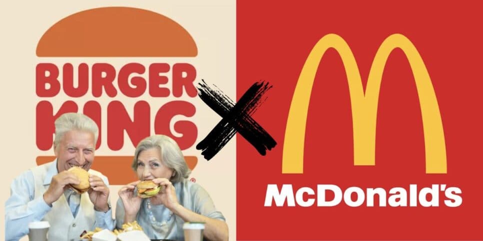 É o fim do Mcdonald's: Burger King chega com pé na porta e garante lanche gratuito a idosos ainda em março