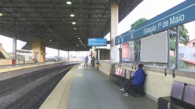 A estação de metrô em BH - Foto Internet 