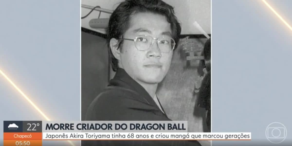 Akira Toriyama (Foto: Reprodução / Globo)