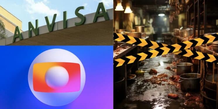 Infestação de pragas: Ordem da ANVISA interdita 3 restaurantes amados e Globo expõe flagra de nojeira ao vivo