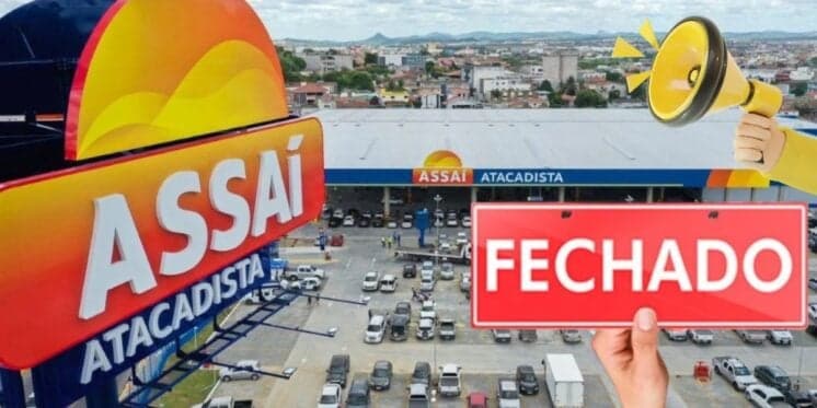 Encerramento e anúncio em jornal da Globo: O fechamento de unidade colossal do Assaí após anos