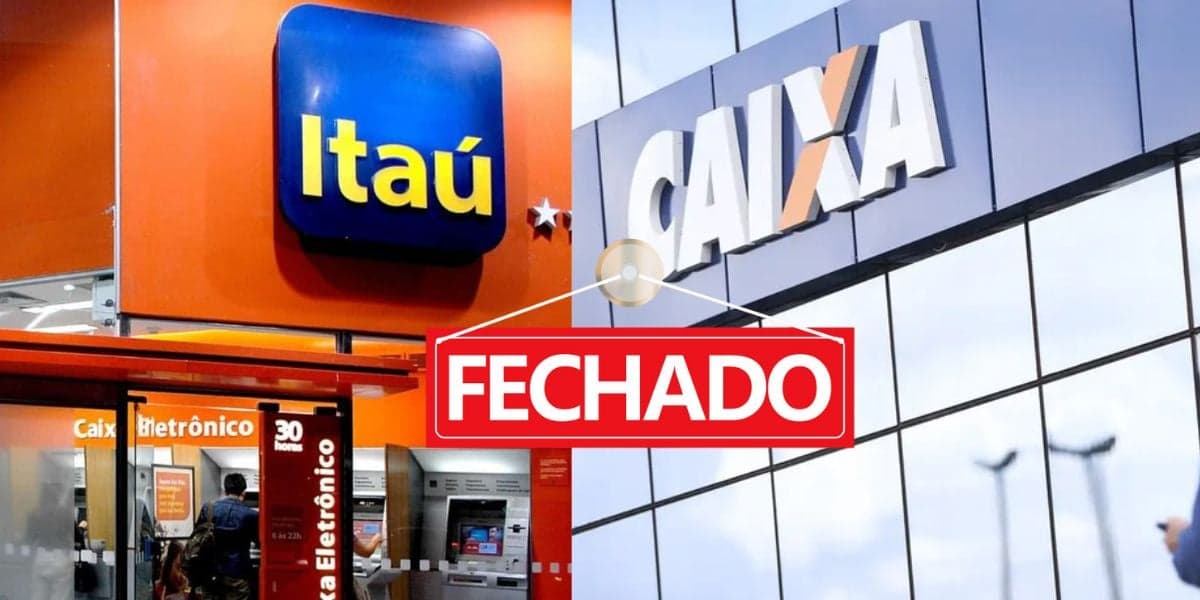 Fechamento geral: Caixa e Itaú vão baixar as portas de agências em março e comunicado atinge milhões hoje (19)
