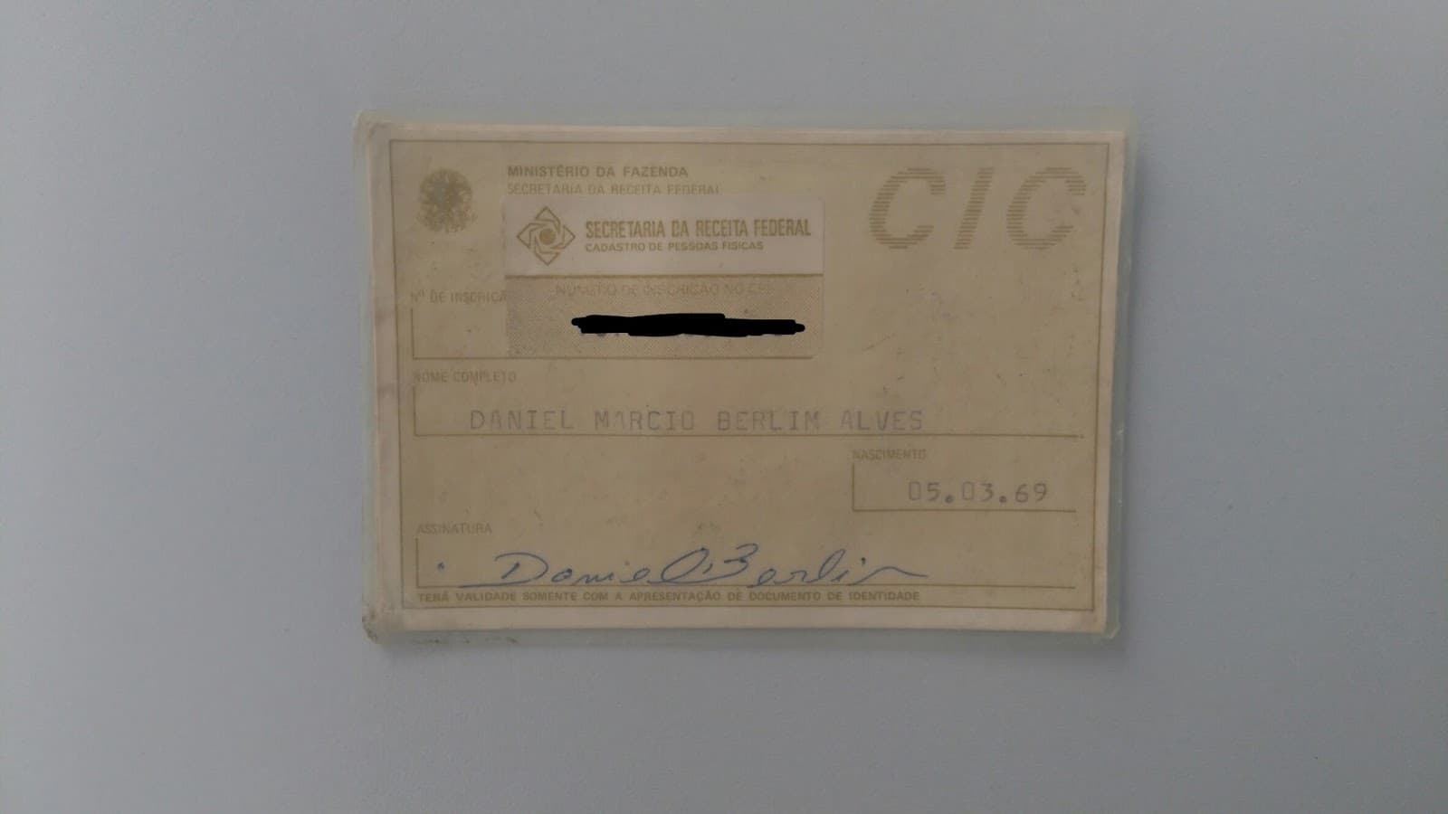 Documento CIC - Foto Internet