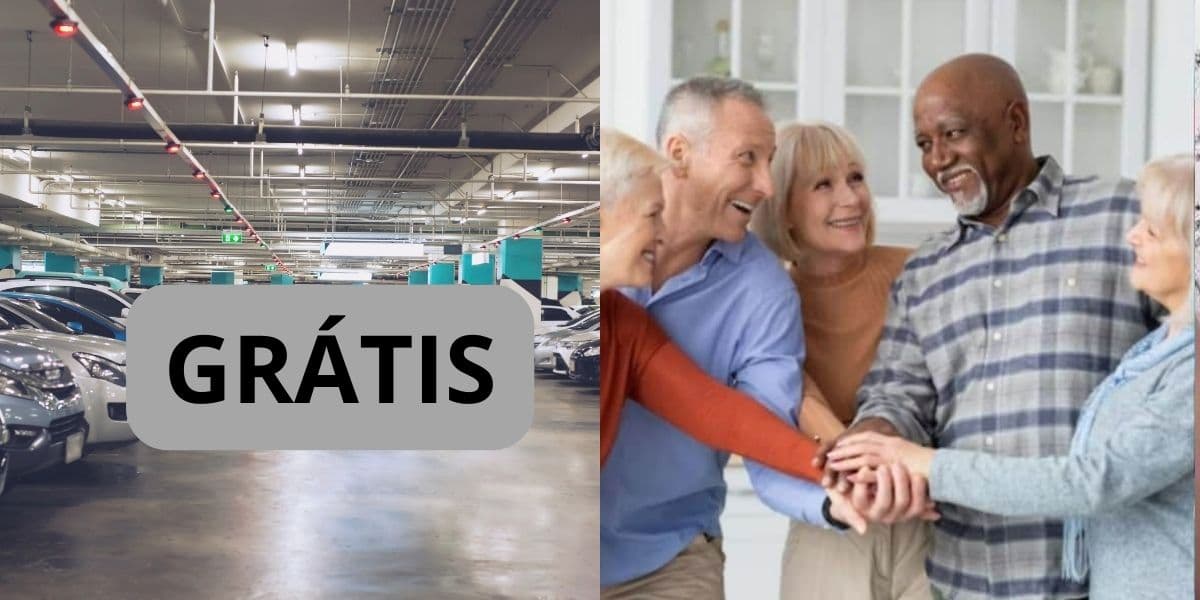 Custo 0 em shoppings, varejistas e +: Nova lei é anunciada com estacionamento GRATUITO a idosos e gera extâse