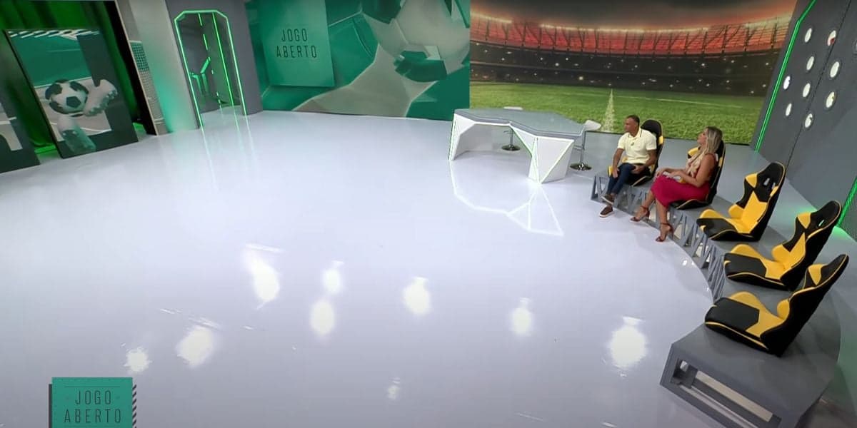 Novo cenário do Jogo Aberto - Foto \ Reprodução: Band