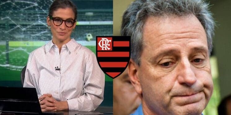 "Maior contratação da história": Renata confirma negócio multimilionário aniquilando Landim e o Flamengo no JN