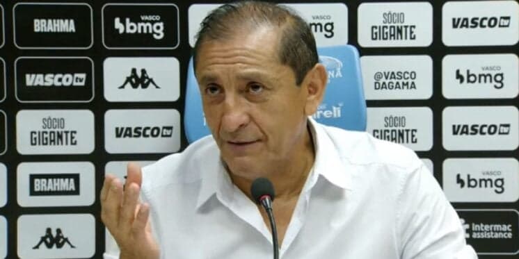 Ramón Díaz dando entrevista no Maracanã - Foto: Reprodução / Vasco TV