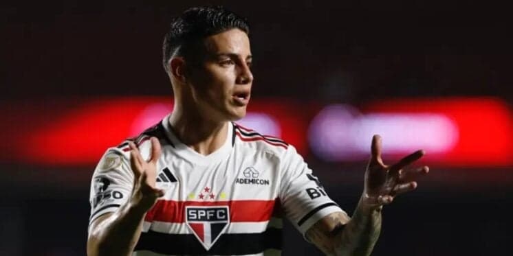 Salário de R$ 1 milhão: Adeus de James Rodríguez é anunciado no SP e 2 clubes se digladiam pelo meia