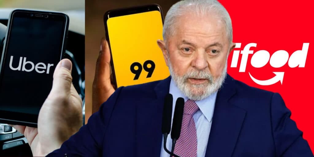 UBER, 99 e iFood: Nova lei de Lula é anunciada e chega com 3 bombas no colo dos motoristas de aplicativo