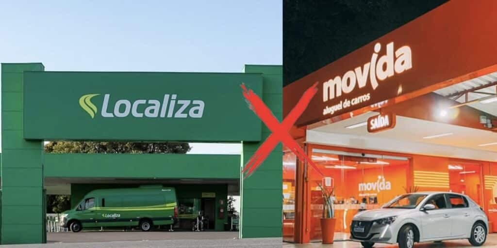 R$50bi na mesa: A fusão colossal da Localiza com outro gigante dos carros para aniquilar a Movida no Brasil